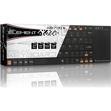 Ασύρματο πληκτρολόγιο με Touchpad ELEMENT KB-700W Αγγλικά πλήκτρα